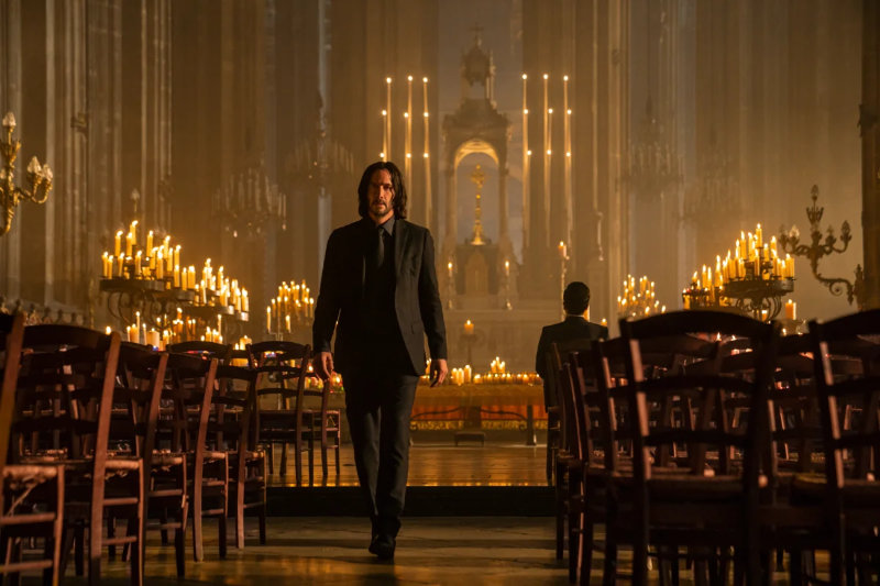 John Wick Chapter 4 - Church Scene